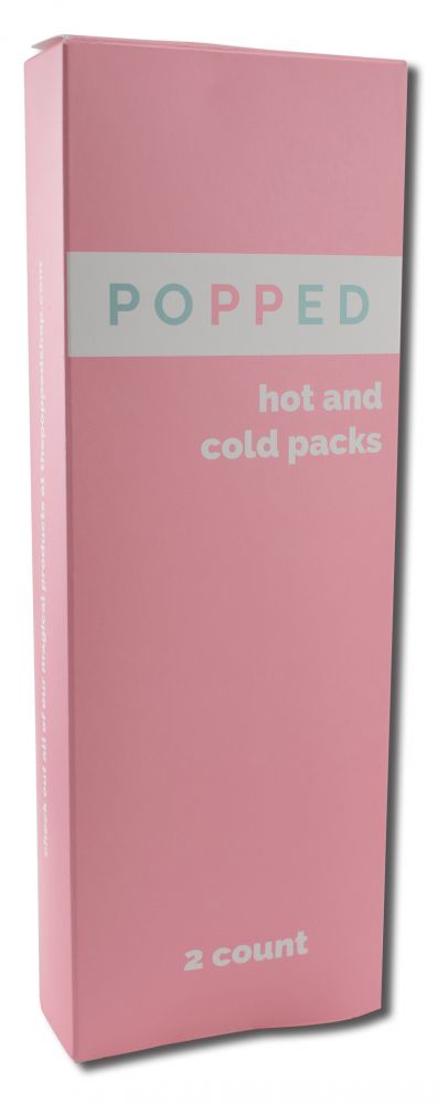 Popped Recovery Products Reusable Hot and Cold Packs 2 ct