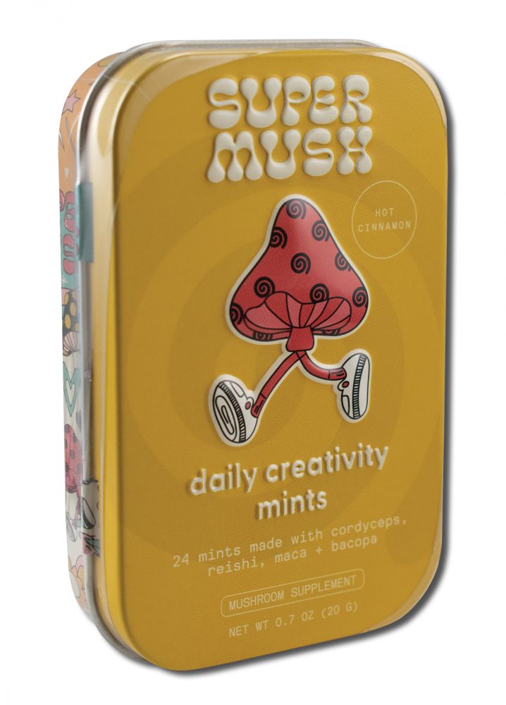 SuperMush Supplemints Creativity Supplements 24 ct