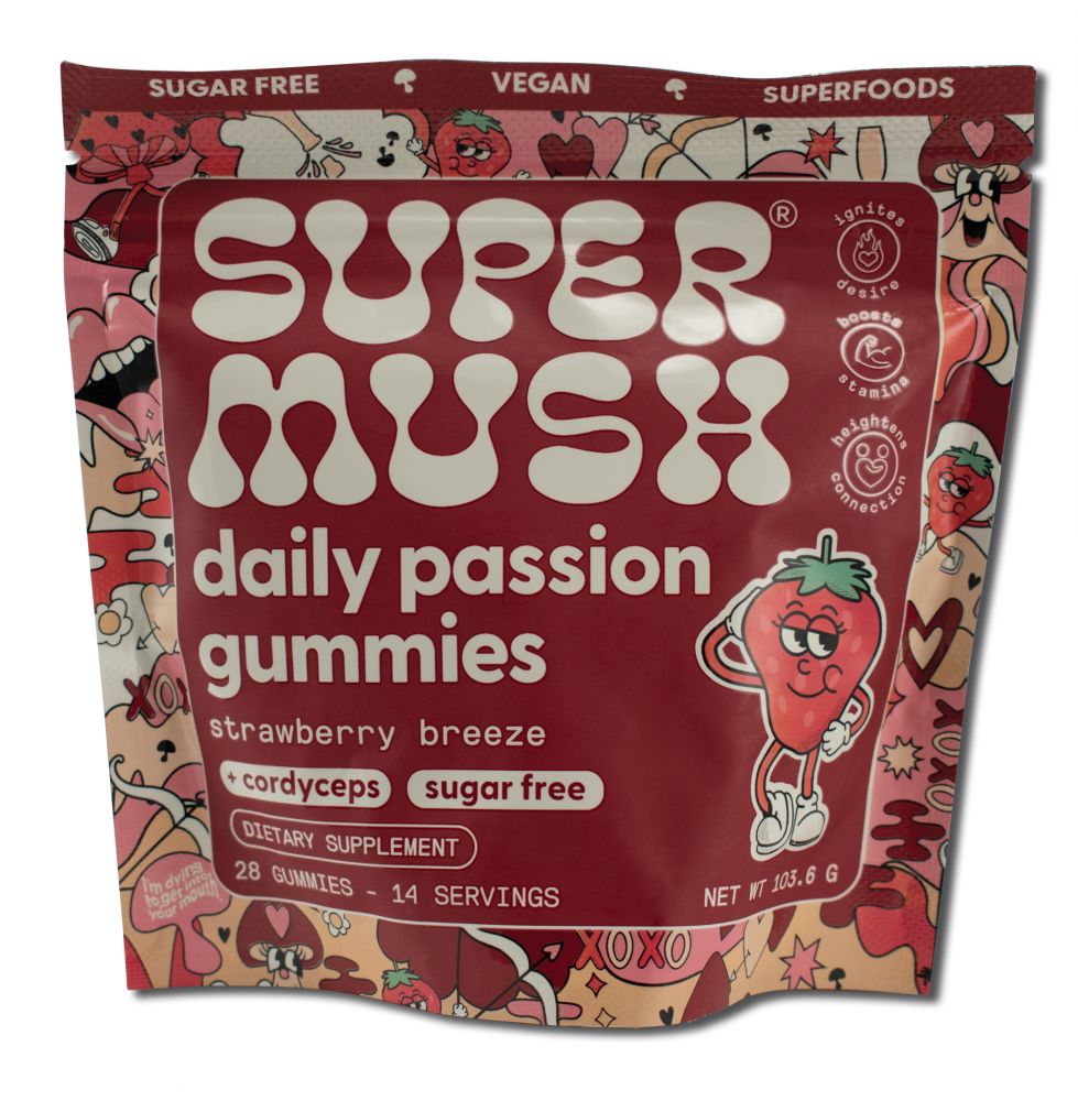 SuperMush Gummies Daily Passion 28 ct