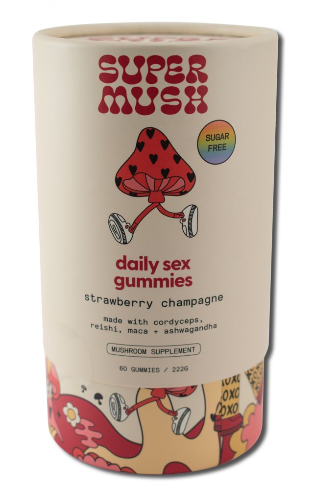 SuperMush Gummies Daily Passion 60 ct