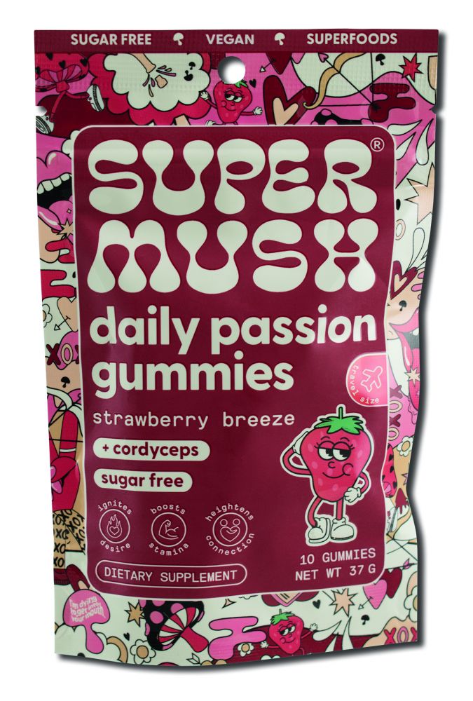 SuperMush Gummies Daily Passion Gummies 10 ct