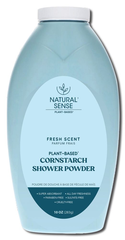 Dr. Natural Body Care Natural Sense Shower Powder Fresh Scent 10 oz