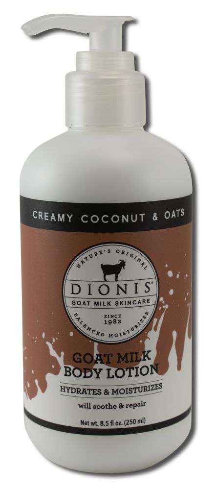Dionis Goat Milk Skincare Body Lotion Creamy Coconut & Oats 8.5 oz