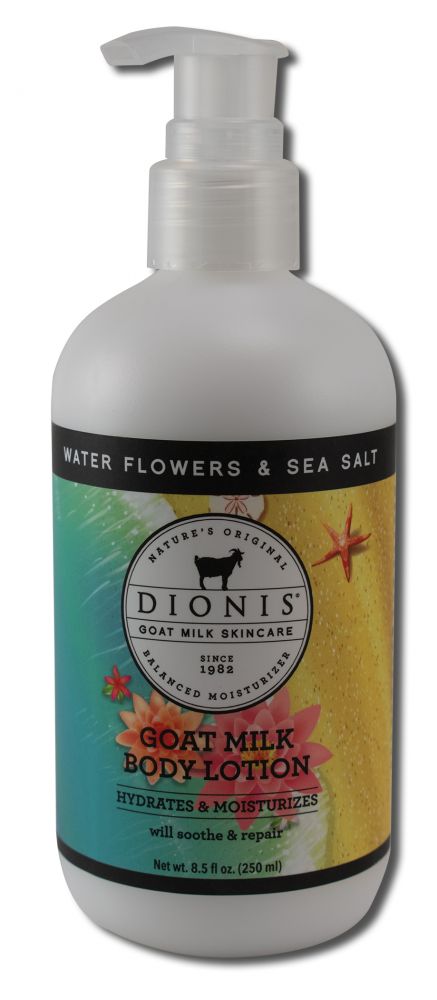 Dionis Goat Milk Skincare Body Lotion Water Flowers & Sea Salt 8.5 oz