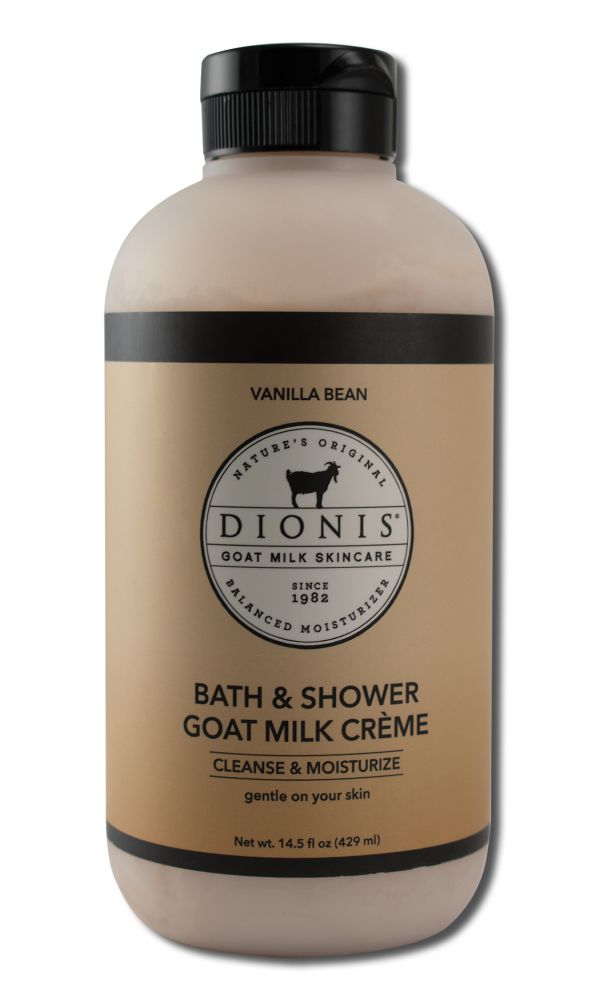 Dionis Goat Milk Skincare Bath & Shower Creme Vanilla Bean 14.5 oz