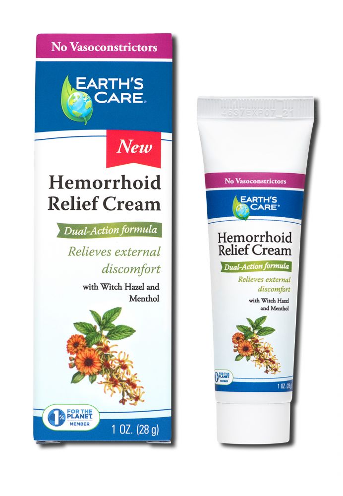 Earths Care Therapeutic Products Hemorrhoid Relief Cream 1 oz