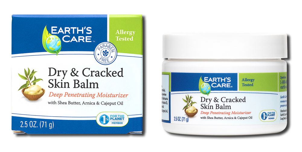 Earths Care Skin Care Products Dry & Cracked Skin Balm 2.5 oz