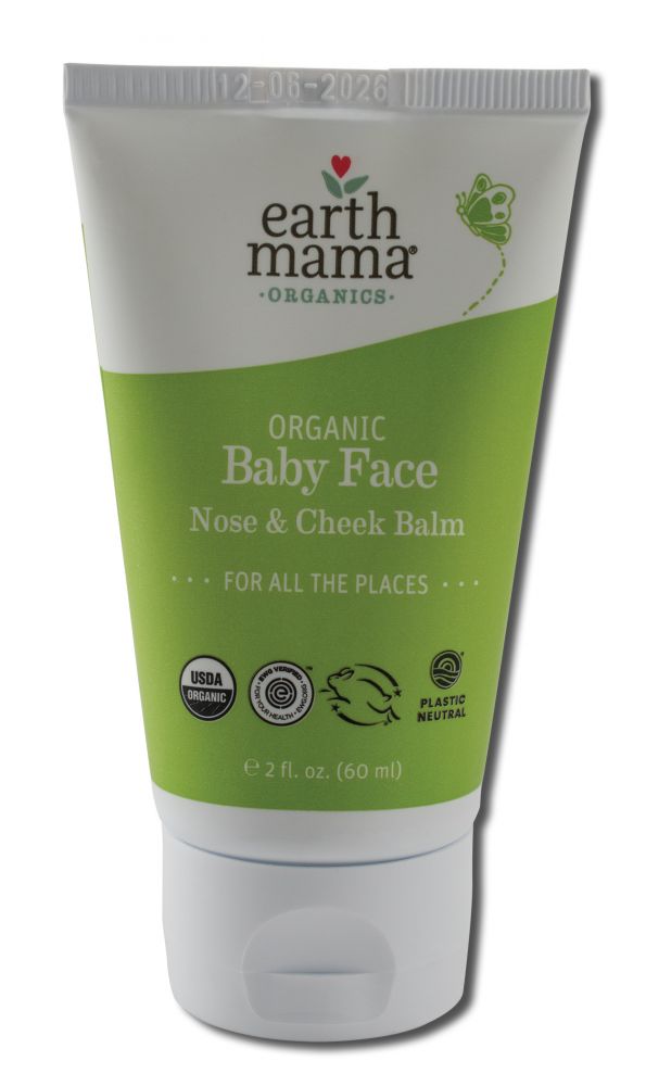 Earth Mama Organics Balms Organic Baby Face Nose & Cheek Balm 2 oz