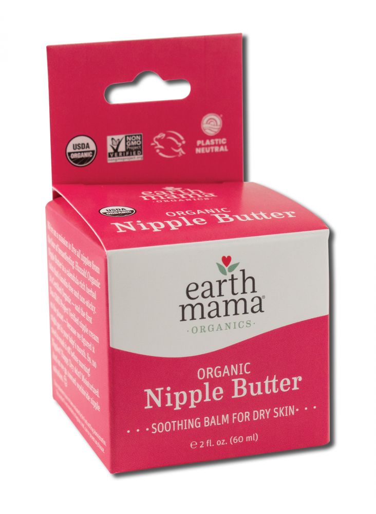 Earth Mama Organics Balms Organic Nipple Butter 2 oz