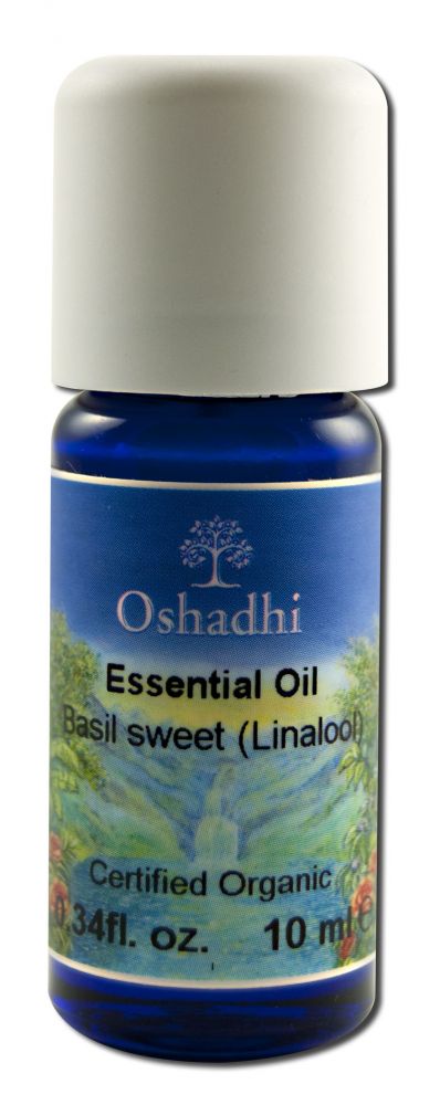 Oshadhi Essential Oil Singles Basil, Sweet 10 mL