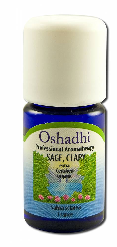 Oshadhi Essential Oil Singles Sage, Clary Extra Organic 5 mL