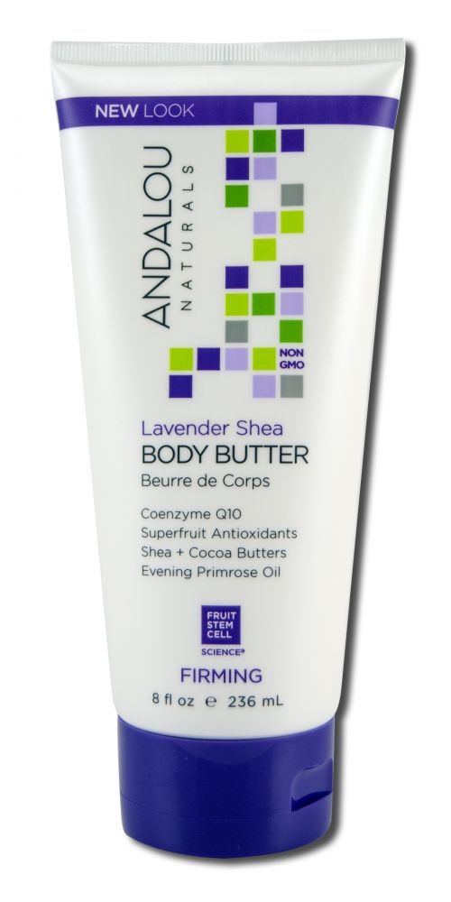 Andalou Naturals Body Butter Lavender Shea 8 oz