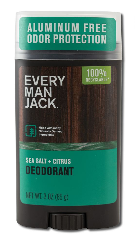 Every Man Jack Body Sea Salt + Citrus Deodorant 3 oz
