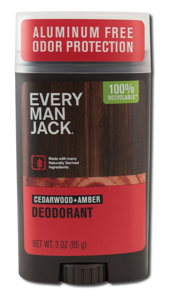 Every Man Jack Body Cedarwood + Amber Deodorant 3 oz