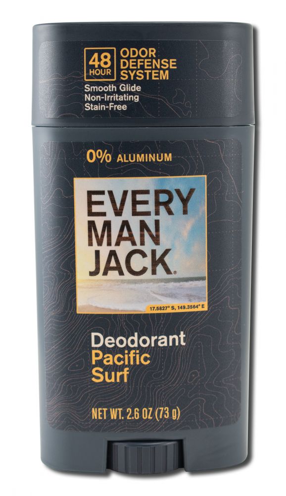 Every Man Jack Body Pacific Surf Deodorant 2.6 oz