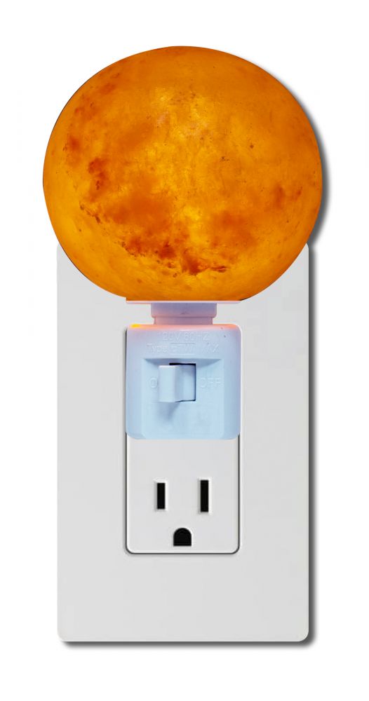 Evolution Salt Natural Salt Lamps Himalayan Salt Night Light Sphere