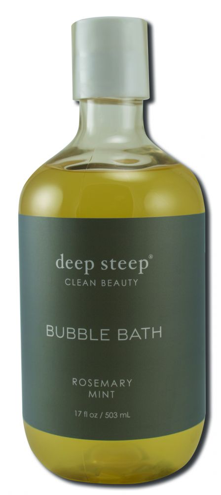 Deep Steep Honey Bubble Bath Rosemary Mint 17 oz