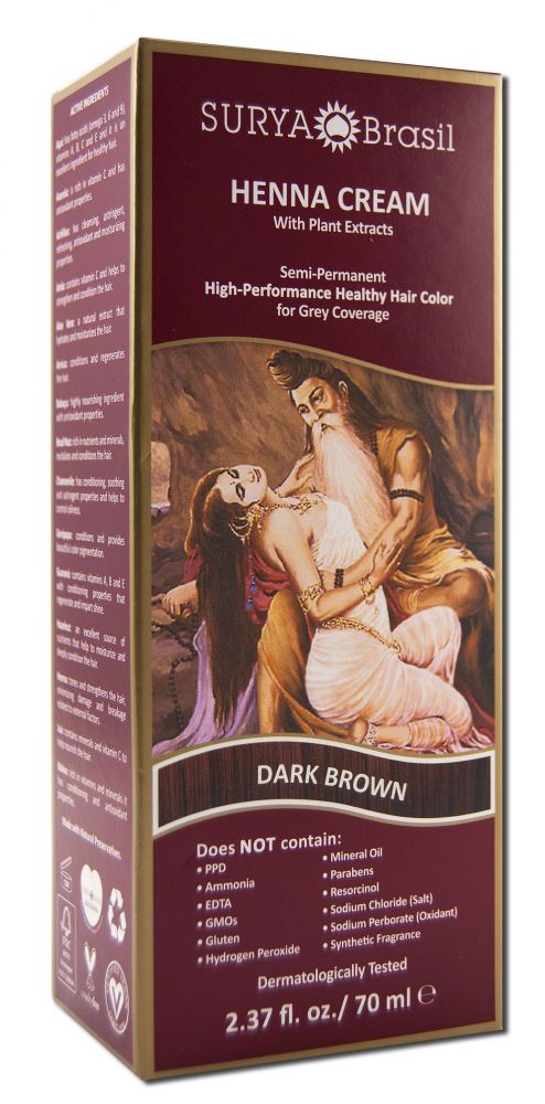 Surya Henna Henna Creams Dark Brown 2.37 oz