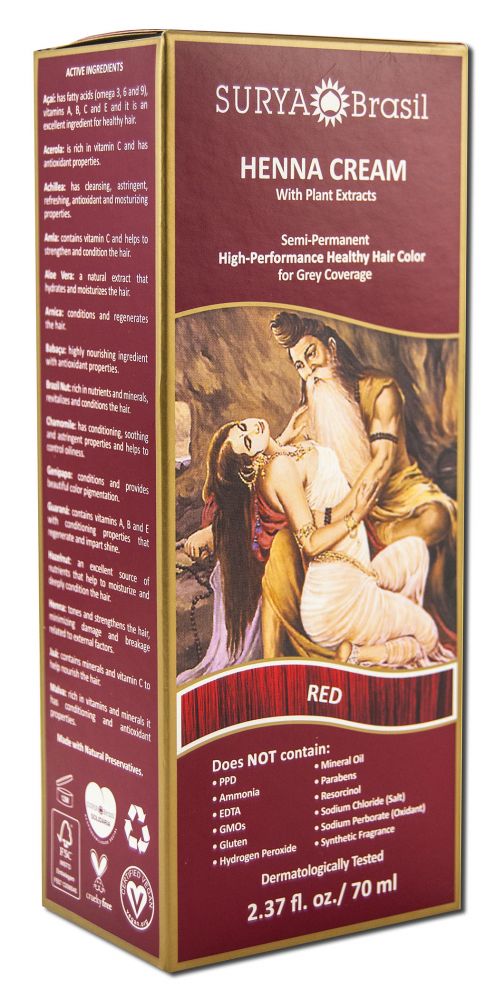 Surya Henna Henna Creams Red 2.37 oz
