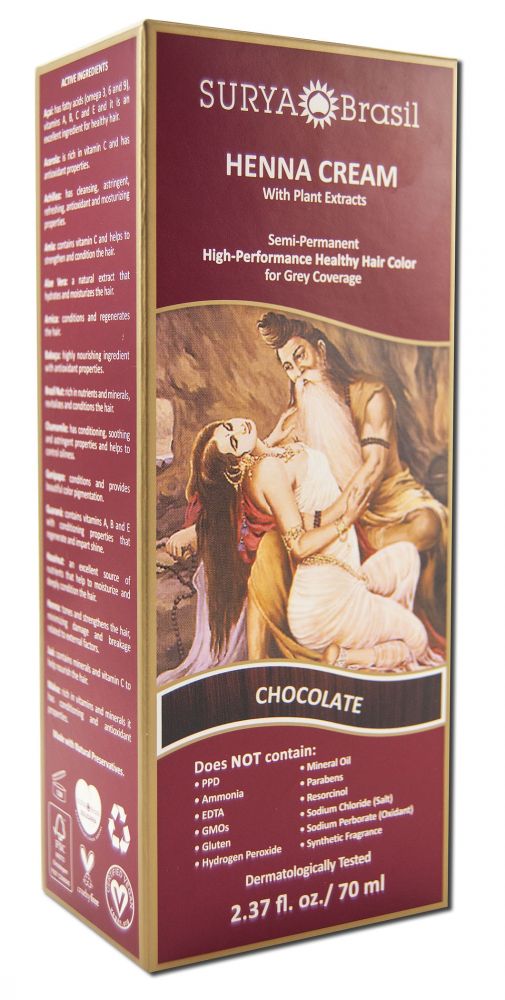 Surya Henna Henna Creams Chocolate 2.37 oz