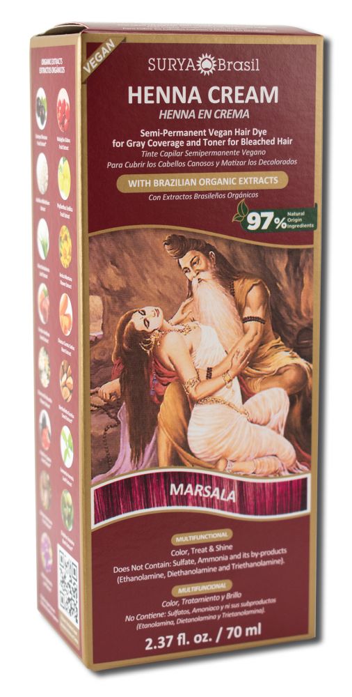 Surya Henna Henna Creams Marsala 2.37 oz