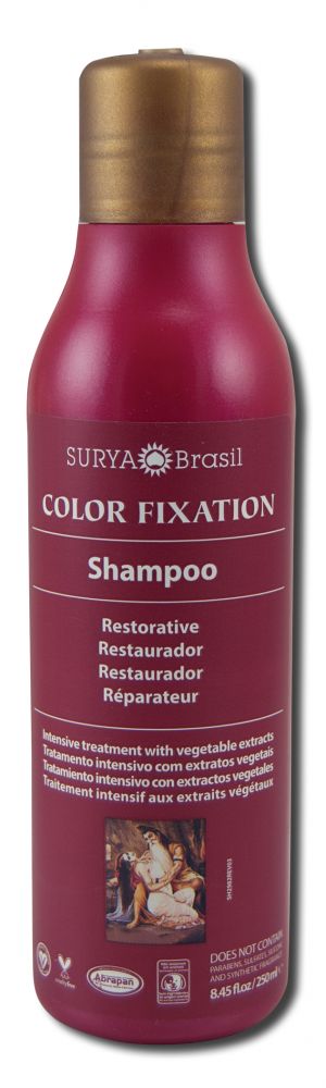 Surya Henna Color Fixation Products Restorative Shampoo 8.45 oz