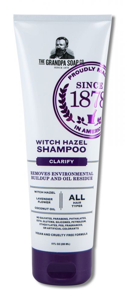 Grandpas Soap Hair Care Witch Hazel Shampoo 8 oz
