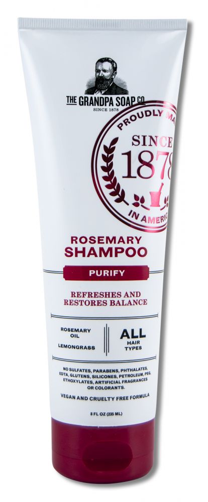 Grandpas Soap Hair Care Rosemary Shampoo 8 oz