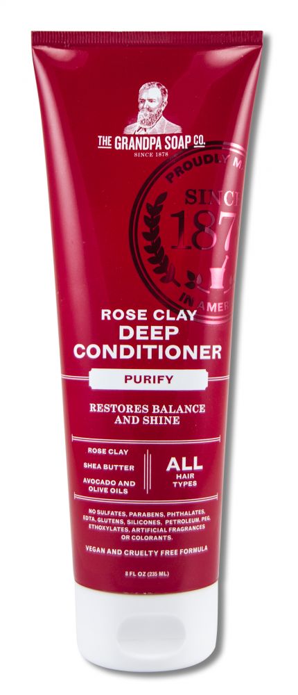 Grandpas Soap Hair Care Rose Clay Conditioner 8 oz