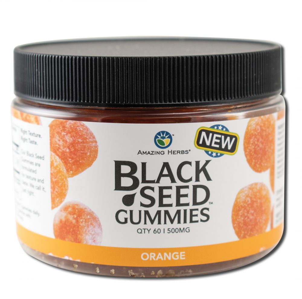 Amazing Herbs Supplements Black Seed Gummies 60 ct