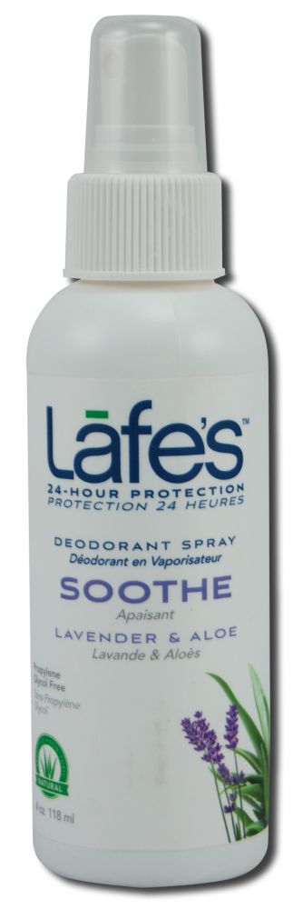 LAFES NATURAL BODYCARE Deodorant Soothe Spray 4 oz