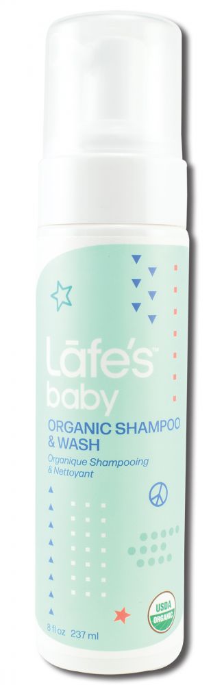 LAFES NATURAL BODYCARE Baby Organic Shampoo & Wash 8 oz