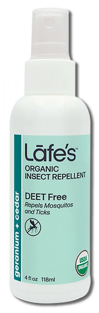 LAFES NATURAL BODYCARE LAFES INSECT REPELLENT Organic Insect Repellent 4 oz