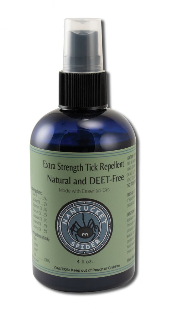 NANTUCKET SPIDER Bug Repellent Extra Strength Tick Repellent 4 oz