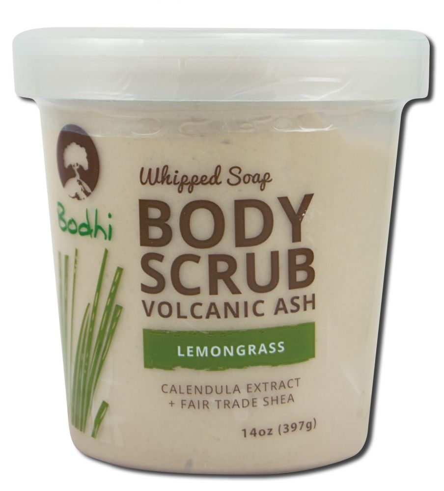 BODHI ORGANICS Whipped Soap Scrub Lemongrass 14 oz