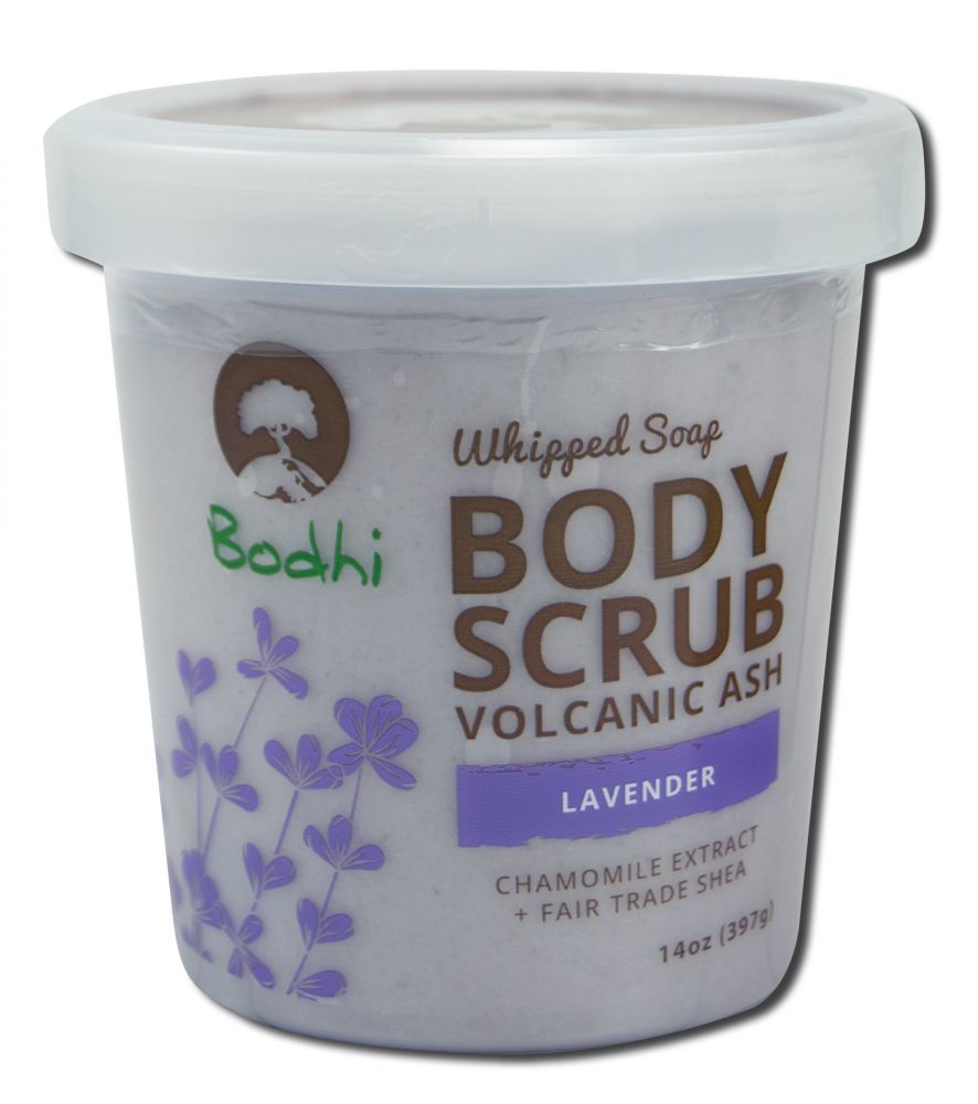 BODHI ORGANICS Whipped Soap Scrub Lavender 14 oz