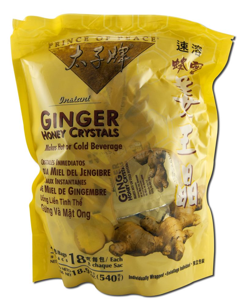 Prince of Peace Special Formulas Ginger Honey Crystals 30 ct