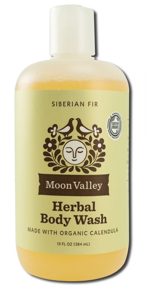 MOON VALLEY ORGANICS Body Wash Siberian Fir 12 oz
