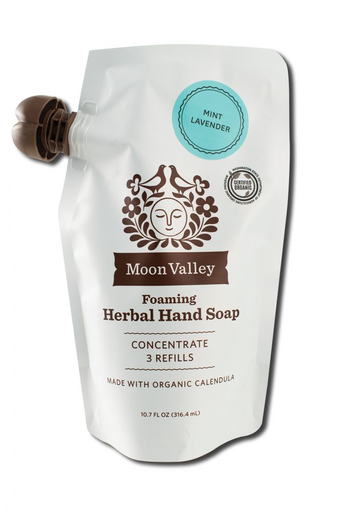 MOON VALLEY ORGANICS Foaming Soap Mint Lavender Refill 10.7 oz