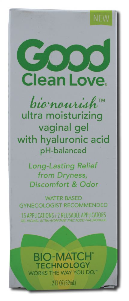 Good Clean Love Personal Lubricants Bionourish Ultra Moisturizing Vaginal Gel 2 oz