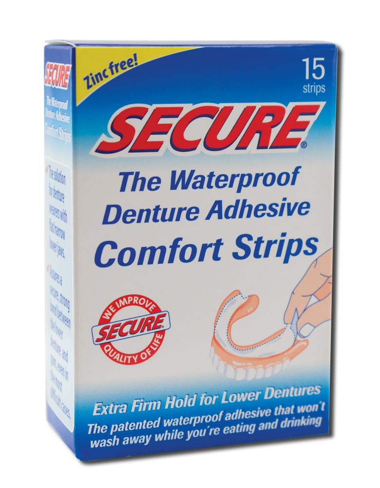 Bioforce USA Dental Products Secure Denture Cushion Strips 15 ct