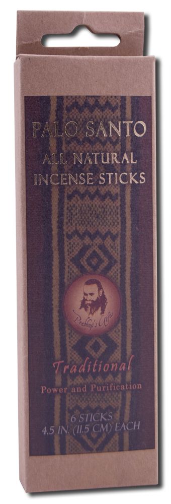 Prabhujis Gifts Palo Santo Incense Traditional Incense Sticks 6 pc