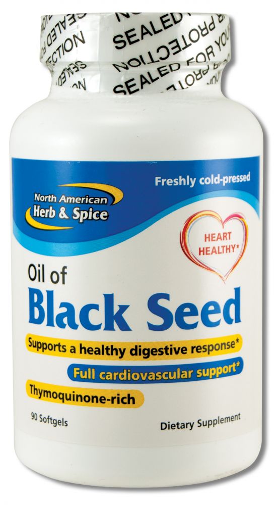 North American Herb & Spice Company Capsules Black Seed Plus 90 gelcap