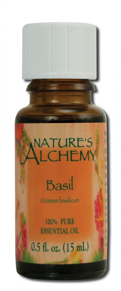 Natures Alchemy Essential Oils Basil .5 oz