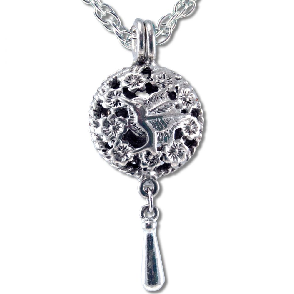 Natures Alchemy Diffuser Pendant Necklaces Humming Bird Delight