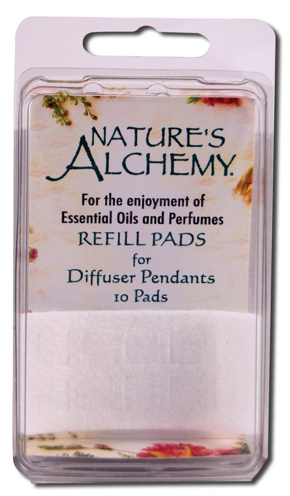 Natures Alchemy Diffuser Pendant Necklaces Refil Pads(10)