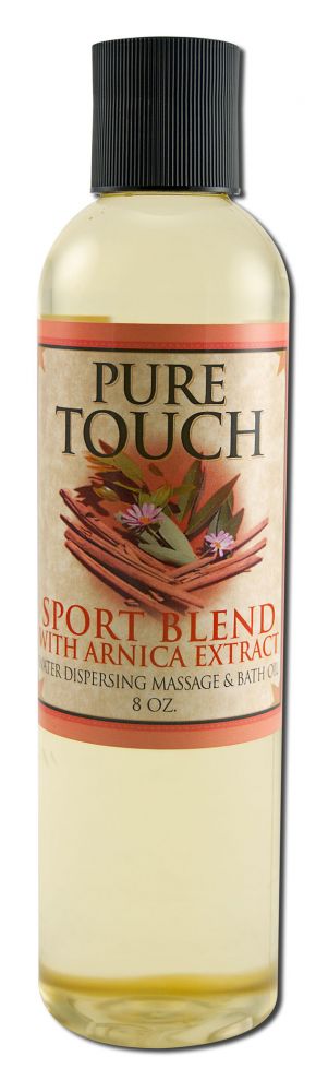 Pure Touch Therapeutics Watersperse Massage & Bath Oil Sport Blend 8 oz