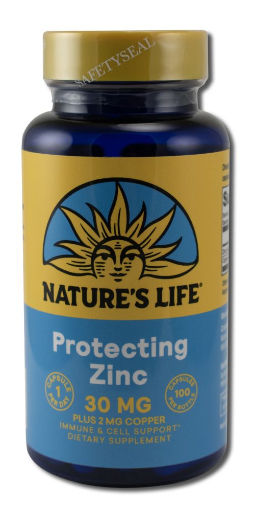 Natures Life Vitamins & Minerals Zinc 30 mg Picolinate 30 mg 100 ct