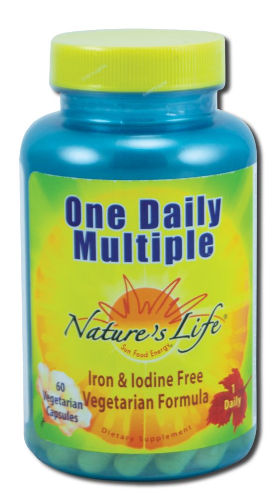 Natures Life Vitamins & Minerals One Daily Multiple 60 ct