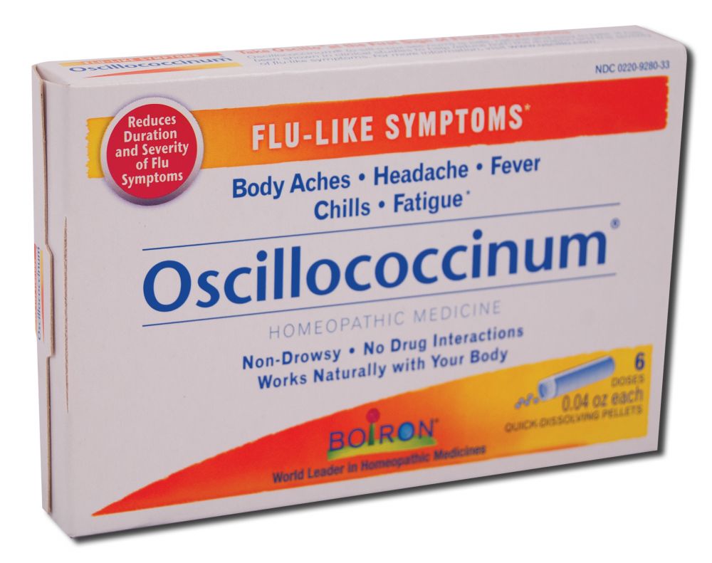 Boiron Homeopathics Oscillococcinum Flu Remedy Flu Remedy 6 doses